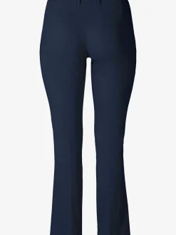 Pantalon en bengaline coupe bootcut décontractée
