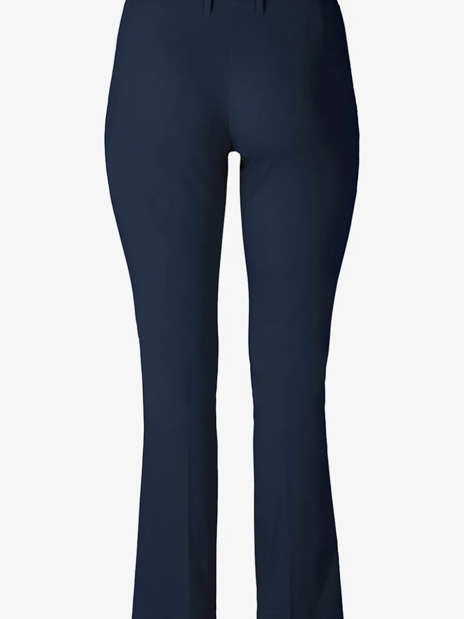 Pantalon en bengaline coupe bootcut décontractée