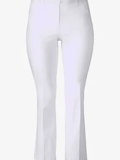 Pantalon en bengaline coupe bootcut décontractée