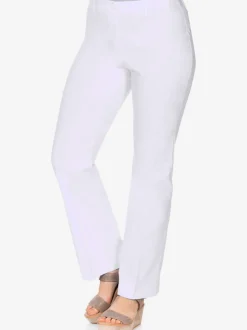 Pantalon en bengaline coupe bootcut décontractée