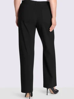 Pantalon en bengaline empiècement confortable et élastique au dos