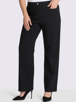Pantalon en bengaline empiècement confortable et élastique au dos