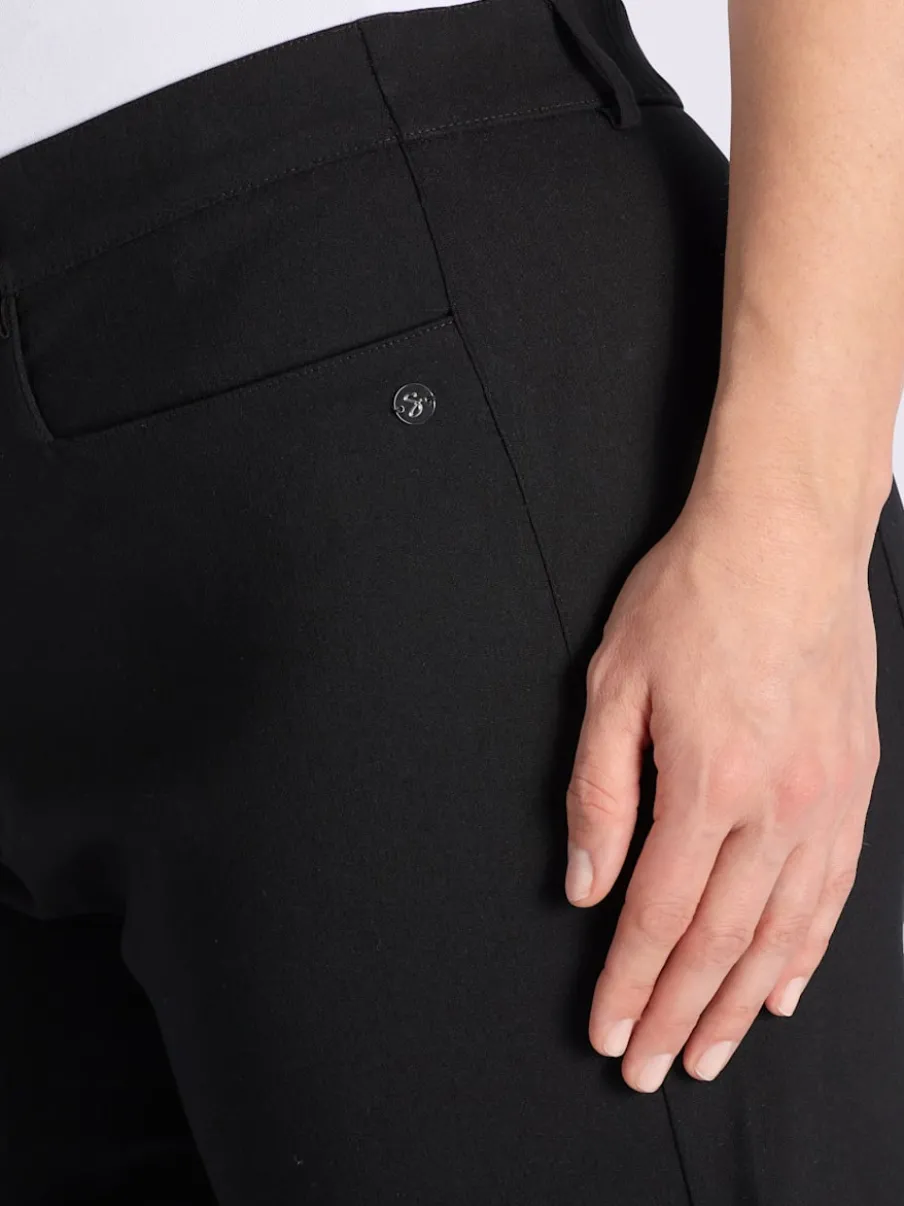 Pantalon en bengaline empiècement confortable et élastique au dos