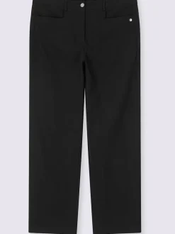 Pantalon en bengaline empiècement confortable et élastique au dos