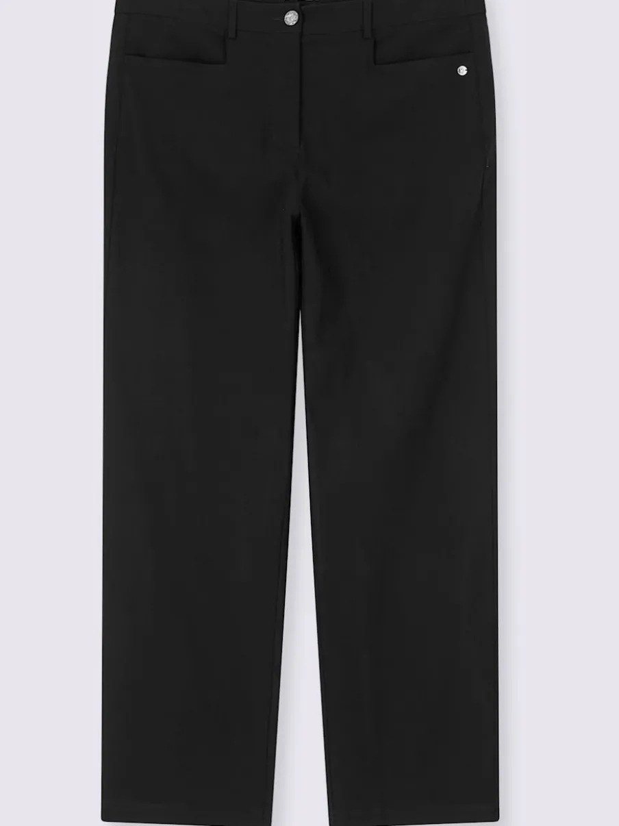Pantalon en bengaline empiècement confortable et élastique au dos
