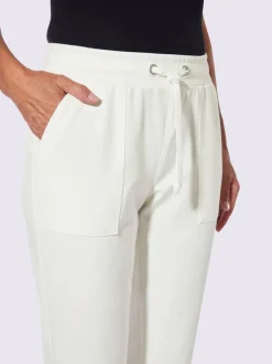 Pantalon en jersey avec ceinture élastique et grandes poches