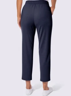 Pantalon en jersey avec ceinture élastique et grandes poches