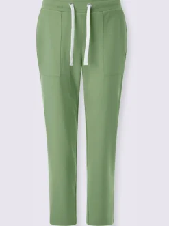 Pantalon en jersey avec ceinture élastique et grandes poches