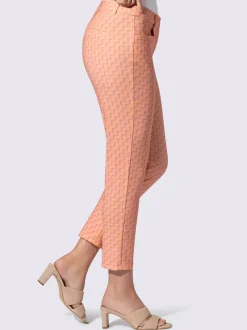 Pantalon en jersey avec motif graphique et poches