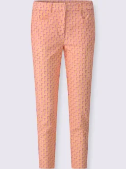 Pantalon en jersey avec motif graphique et poches