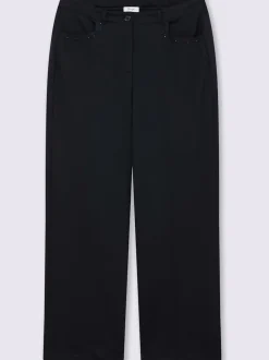 Pantalon en jersey coupe confortable et large