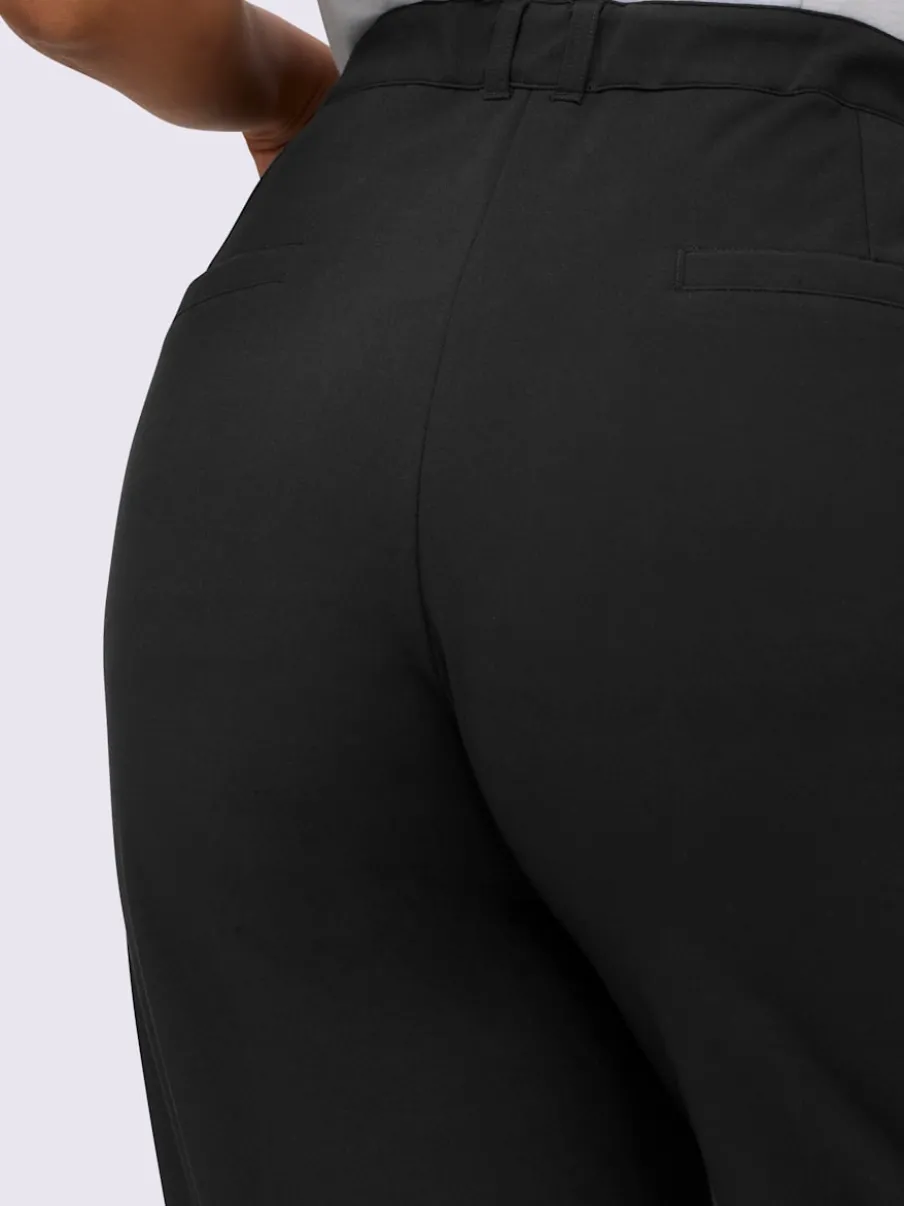 Pantalon en jersey coupe confortable et large