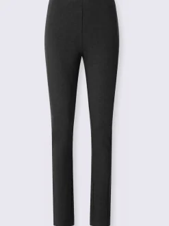 Pantalon en jersey empiècement affinant le long des coutures latérales