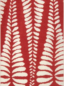 Pantalon 7/8 en jersey léger à motif géométrique avec poches latérales