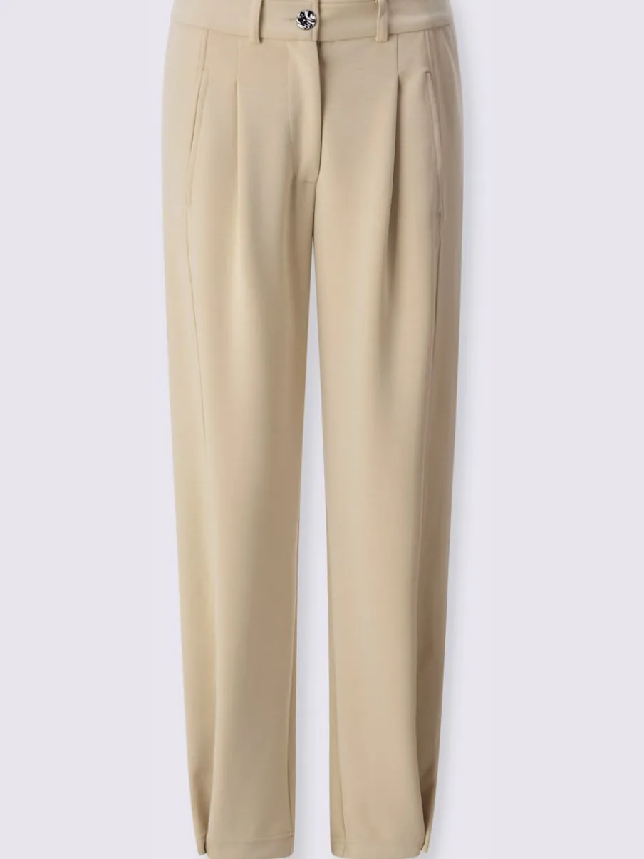 Pantalon en jersey modal avec ceinture gainante et poches