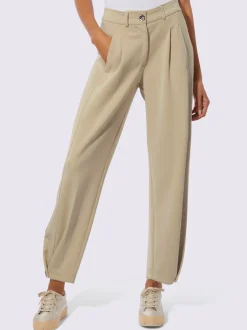 Pantalon en jersey modal avec ceinture gainante et poches