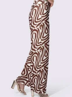 Pantalon en jersey à motif graphique en confort léger