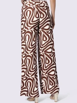 Pantalon en jersey à motif graphique en confort léger
