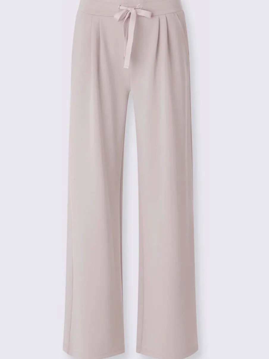 Pantalon en jersey pinces tendance
