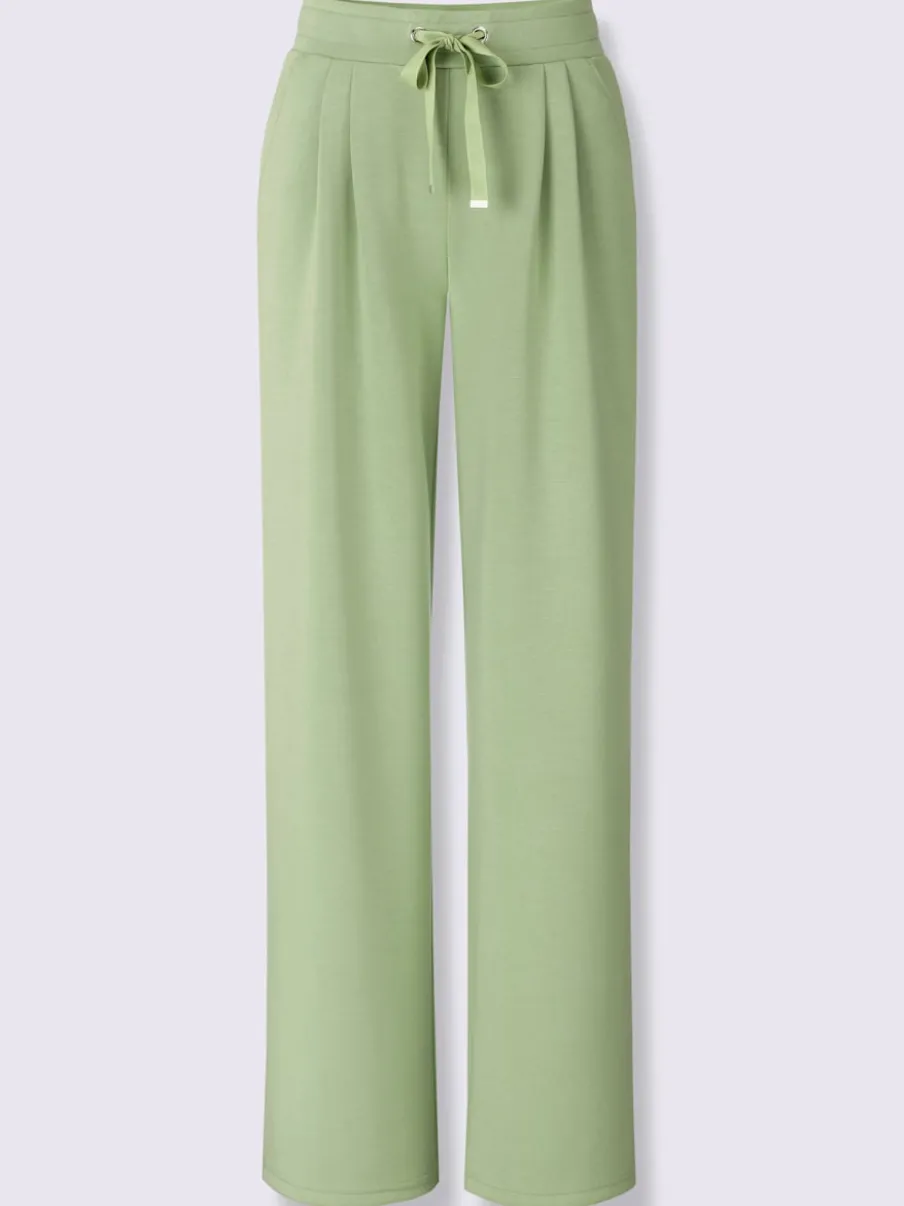 Pantalon en jersey pinces tendance