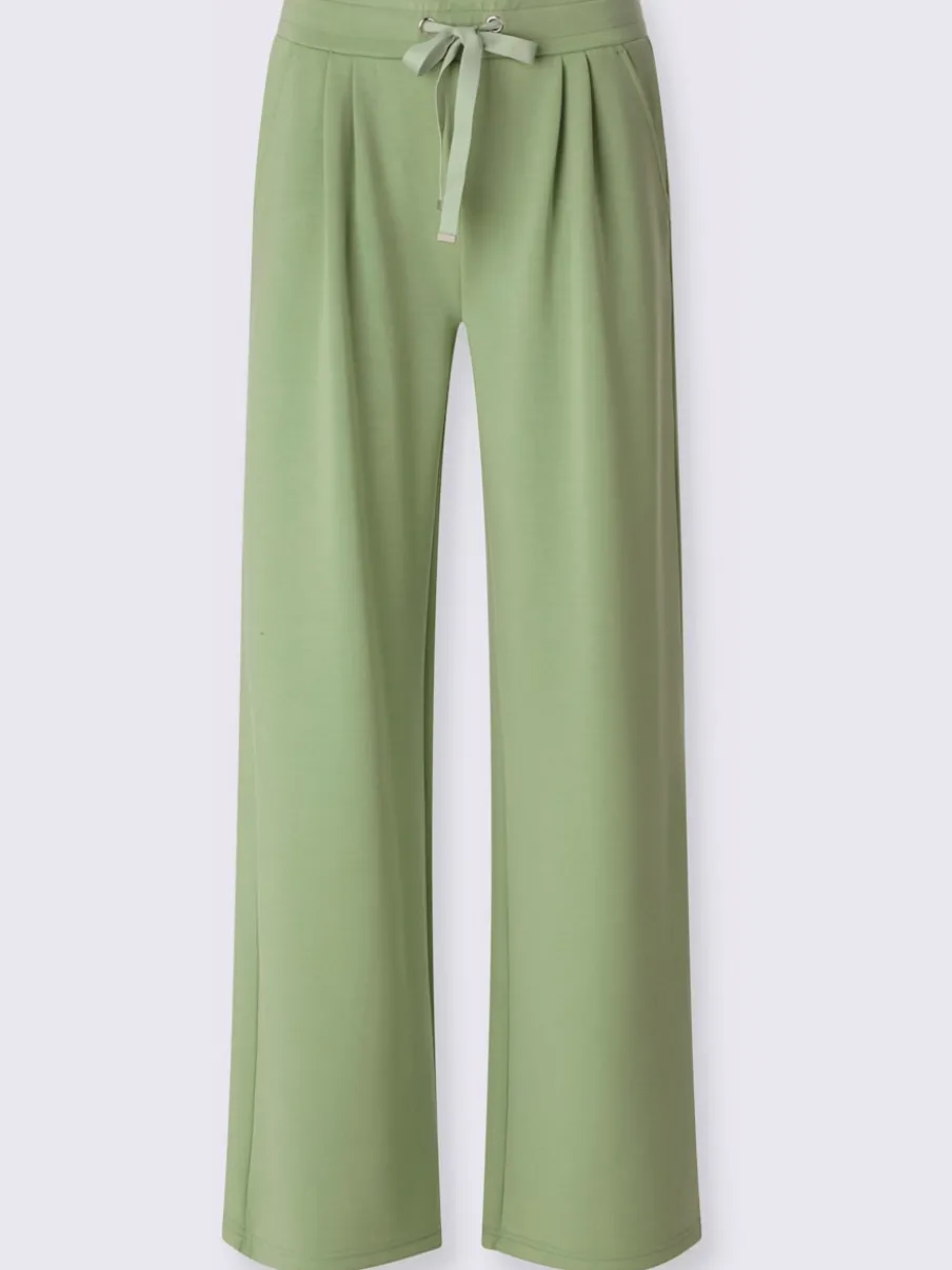 Pantalon en jersey pinces tendance