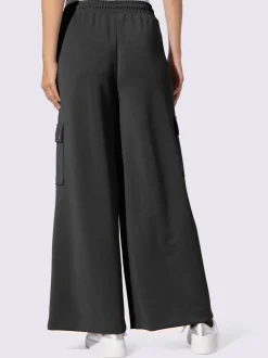 Pantalon en jersey à poches cargo larges confortables