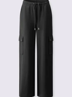 Pantalon en jersey à poches cargo larges confortables