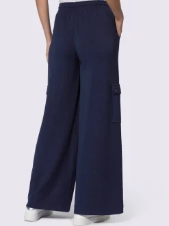 Pantalon en jersey à poches cargo larges confortables