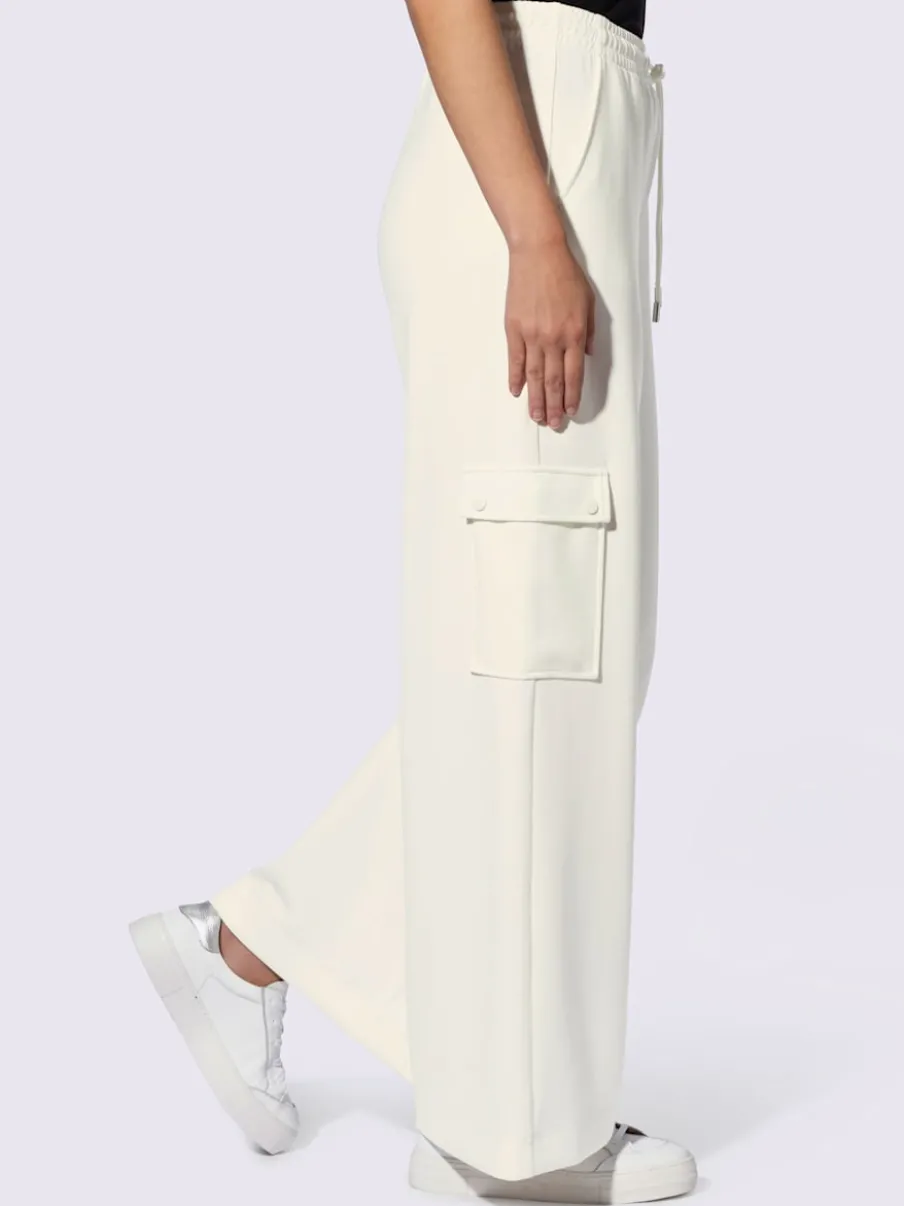 Pantalon en jersey à poches cargo larges confortables
