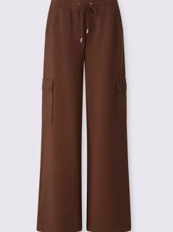 Pantalon en jersey à poches cargo larges confortables