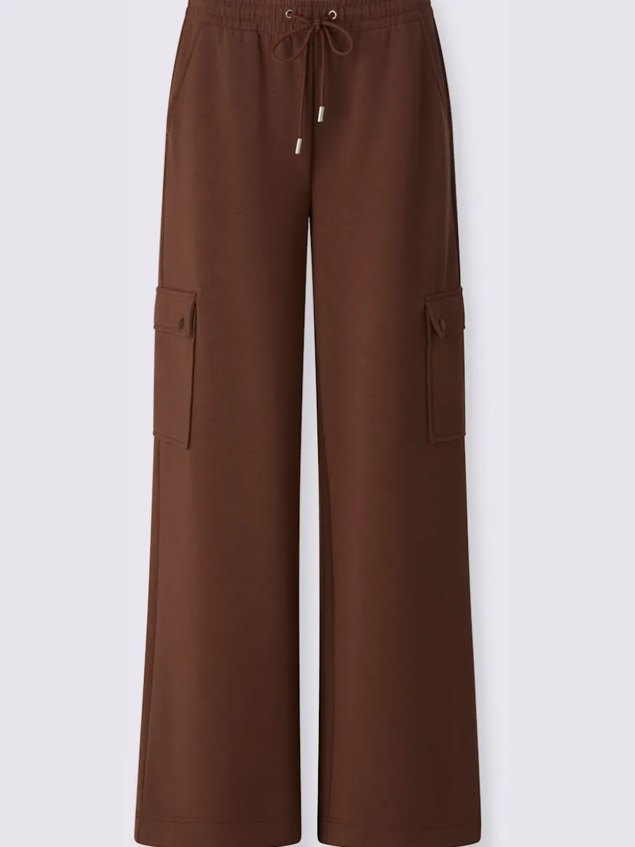 Pantalon en jersey à poches cargo larges confortables