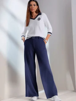 Pantalon en jersey qualité jersey extensible, souple et confortable