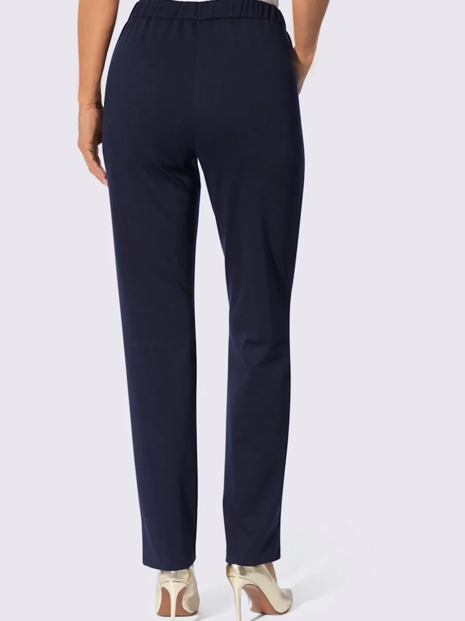 Pantalon en jersey tricoté