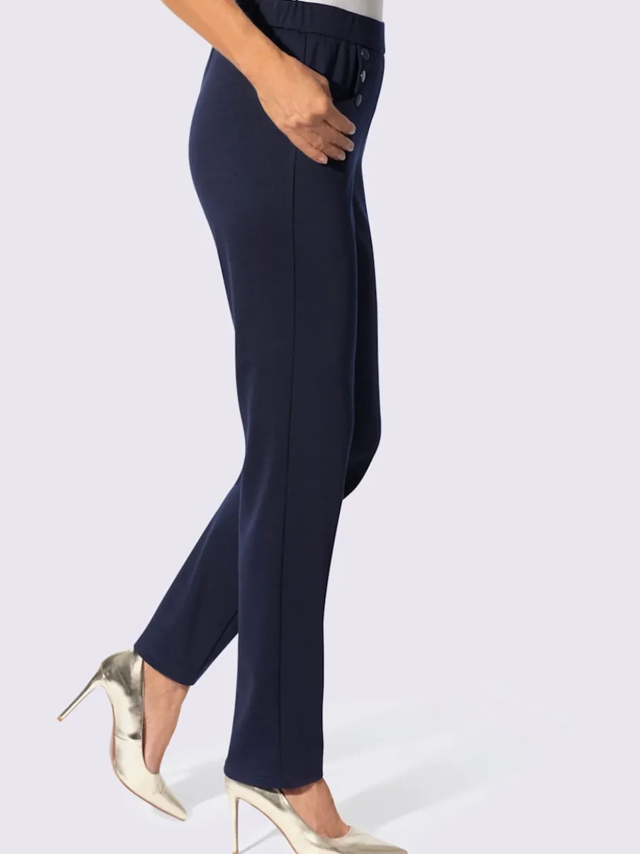 Pantalon en jersey tricoté