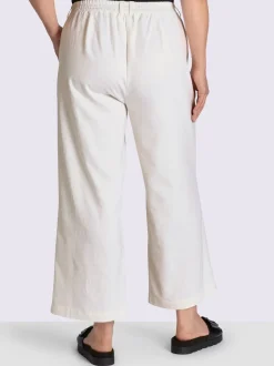 Pantalon en lin mélange lin et viscose