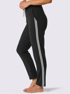Pantalon en modal viscose avec ceinture à nouer et poches