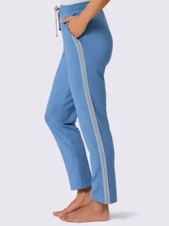 Pantalon en modal viscose avec ceinture à nouer et poches