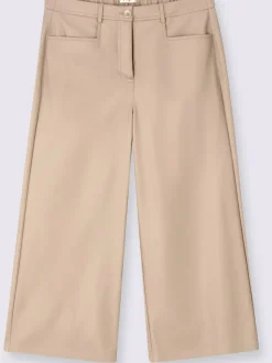 Pantalon en synthétique ceinture élastique au dos
