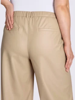 Pantalon en synthétique ceinture élastique au dos