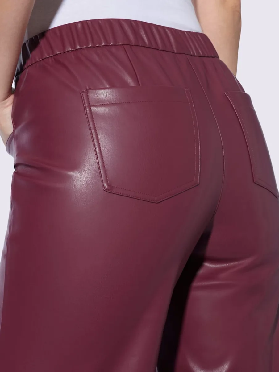 Pantalon en synthétique coupe confortable
