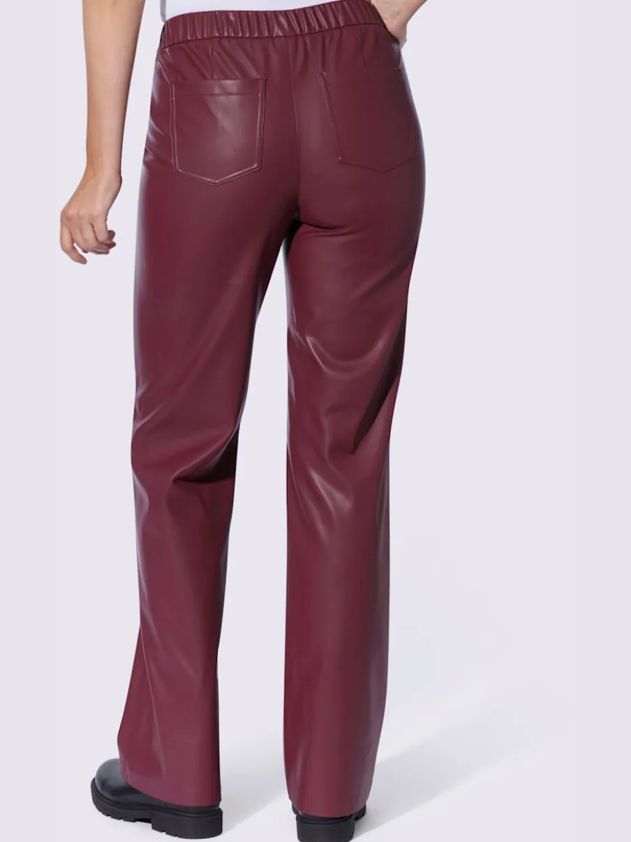 Pantalon en synthétique coupe confortable