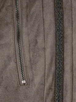 Pantalon en synthétique imitation cuir velours douce
