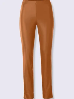 Pantalon en synthétique souple avec large ceinture élastique
