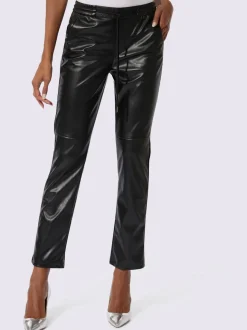 Pantalon en synthétique synthétique joliment brillant