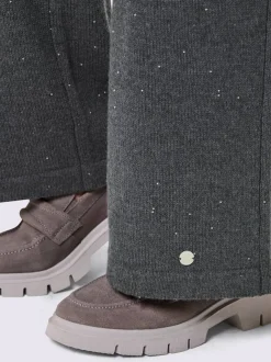 Pantalon en tricot avec laine et cachemire