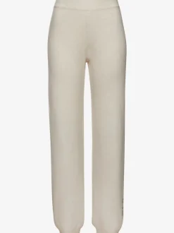 Pantalon en tricot doux avec ceinture élastique et jambes étroites