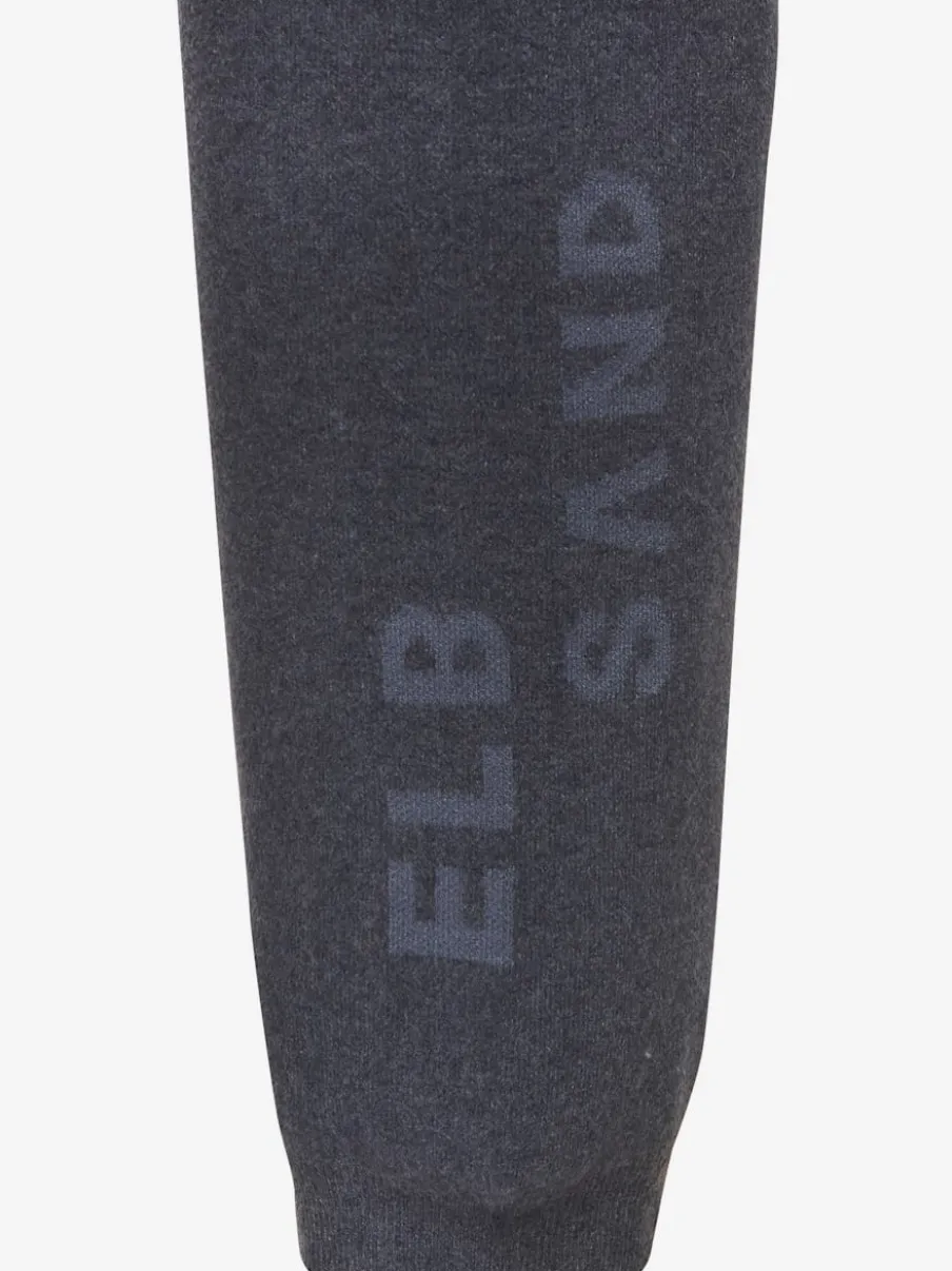 Pantalon en tricot doux avec ceinture élastique et jambes étroites