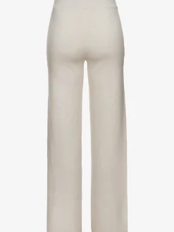Pantalon en tricot doux avec ceinture élastique et jambes larges