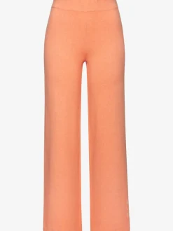 Pantalon en tricot doux avec ceinture élastique large