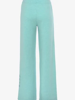 Pantalon en tricot doux avec ceinture élastique et jambes larges